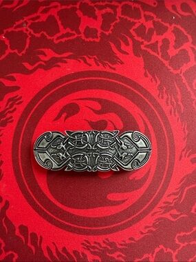 Silver Celtic Knot Metal hair clip